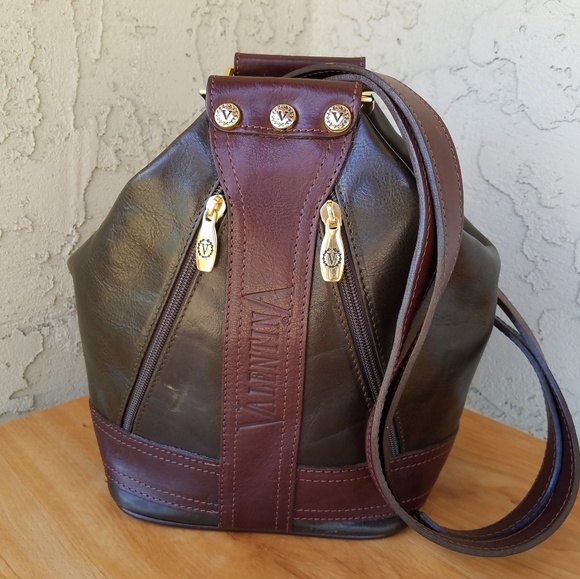 Valentina Handbags - Valentina Leather Bucket Slingbag